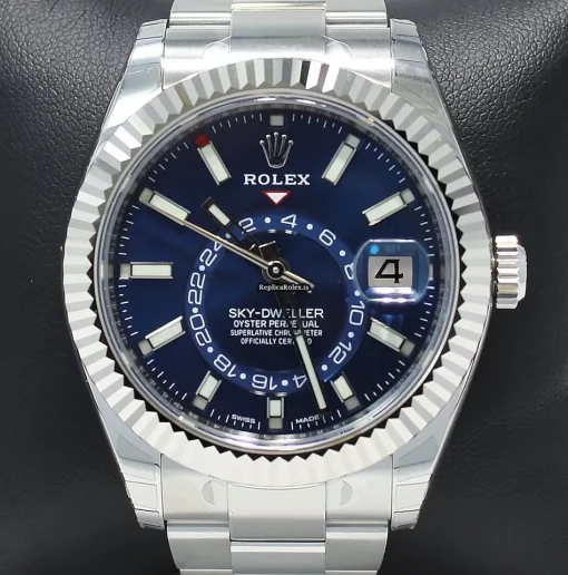 Good Replica Rolex Sky-dweller 326934 Automatic Movement 42mm Steel Case Mens/unisex Watch - Image 4