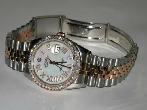 Fabulous Knockoff Rolex Datejust Self Winding Automatic 36mm Gold/steel Case Mens/unisex Watch - Image 4