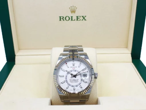Swiss Replica Rolex Sky-dweller 326934 Automatic Movement 42mm Steel Case Mens/unisex Watch - Image 3