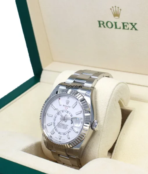 Swiss Replica Rolex Sky-dweller 326934 Automatic Movement 42mm Steel Case Mens/unisex Watch - Image 4