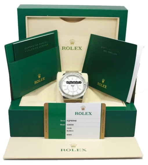 Swiss Replica Rolex Sky-dweller 326934 Automatic Movement 42mm Steel Case Mens/unisex Watch - Image 6