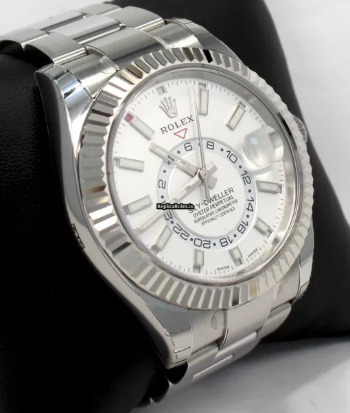 Swiss Replica Rolex Sky-dweller 326934 Automatic Movement 42mm Steel Case Mens/unisex Watch - Image 8