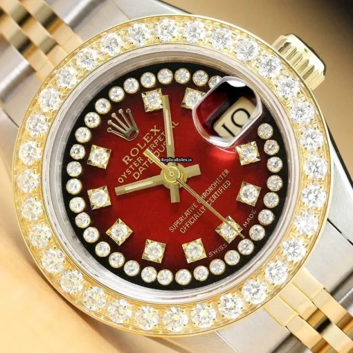 Lovely Replica Rolex Lady-datejust 69173 Caliber 2135 Automatic Movement 26mm Steel Case Womens Watch