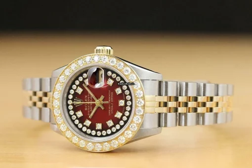 Lovely Replica Rolex Lady-datejust 69173 Caliber 2135 Automatic Movement 26mm Steel Case Womens Watch - Image 2