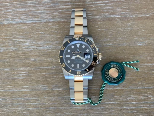 Remarkable Replica Rolex Submariner Date Caliber 3135 Automatic Movement 40mm Gold/steel Case Mens/unisex Watch - Image 2