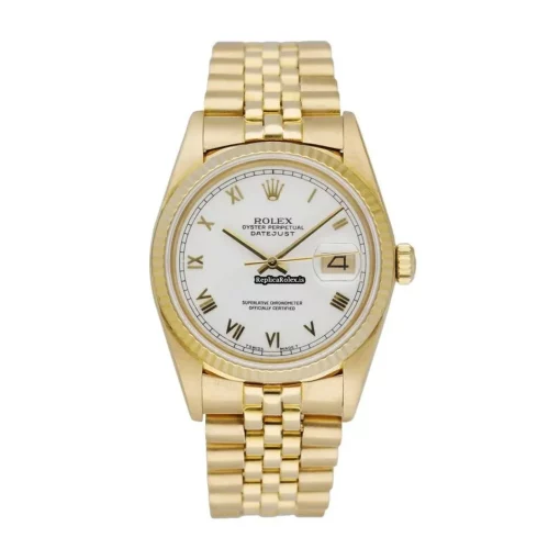 Affordable Knockoff Rolex Datejust 16018 Automatic Movement 36mm Yellow Gold Case Mens/unisex Watch