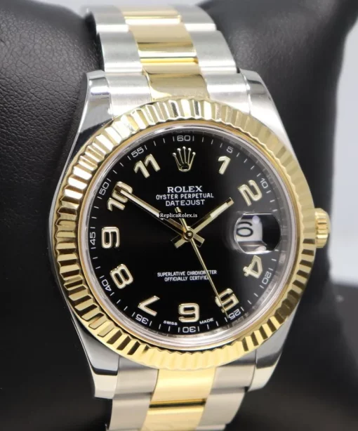 Affordable Copies Rolex Datejust II 116333 Automatic Movement 41mm Gold/steel Case Watch - Image 2