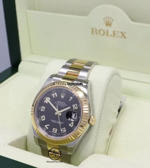 Affordable Copies Rolex Datejust II 116333 Automatic Movement 41mm Gold/steel Case Watch - Image 7