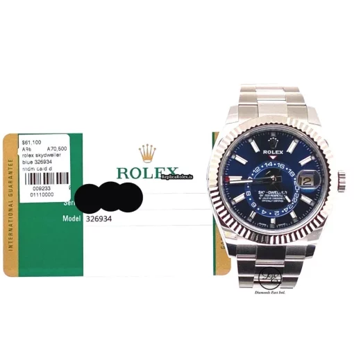 Neat Replica Rolex Sky-dweller 326934 Automatic Movement 42mm Steel Case Mens/unisex Watch - Image 2