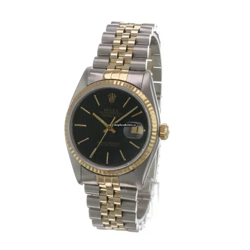 Superior Replica Rolex Datejust Caliber 3035 Automatic Movement 36mm Gold/steel Case Mens/unisex Watch - Image 2