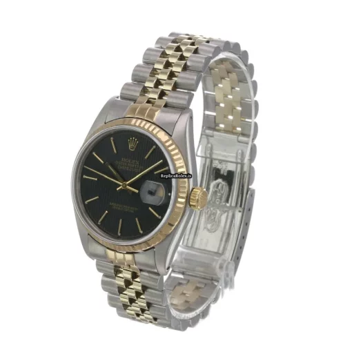Superior Replica Rolex Datejust Caliber 3035 Automatic Movement 36mm Gold/steel Case Mens/unisex Watch - Image 4