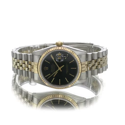 Superior Replica Rolex Datejust Caliber 3035 Automatic Movement 36mm Gold/steel Case Mens/unisex Watch - Image 7
