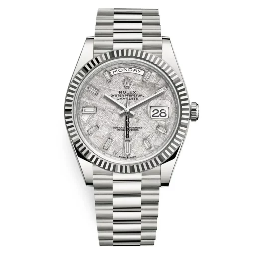 Perfect Fake Rolex Day-date 40 228239 Caliber 3255 Automatic Movement 40mm White Gold Case Mens/unisex Watch - Image 10