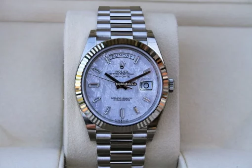 Perfect Fake Rolex Day-date 40 228239 Caliber 3255 Automatic Movement 40mm White Gold Case Mens/unisex Watch - Image 8