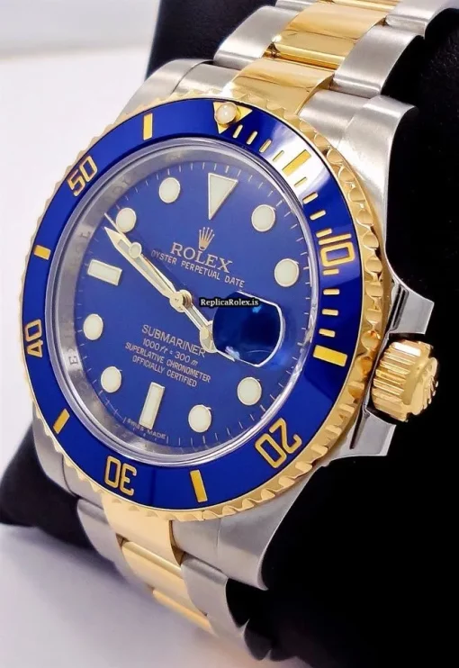 Remarkable Replica Rolex Submariner Date 116613lb Automatic Movement 40mm Gold/steel Case Watch - Image 2