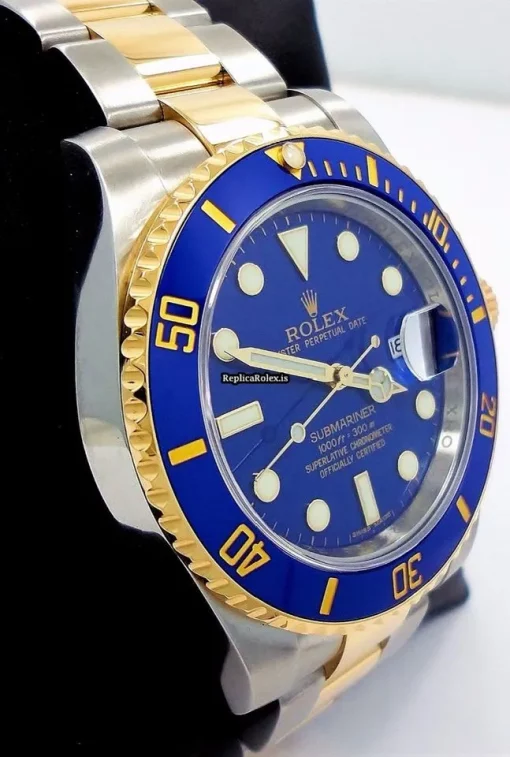 Remarkable Replica Rolex Submariner Date 116613lb Automatic Movement 40mm Gold/steel Case Watch - Image 3