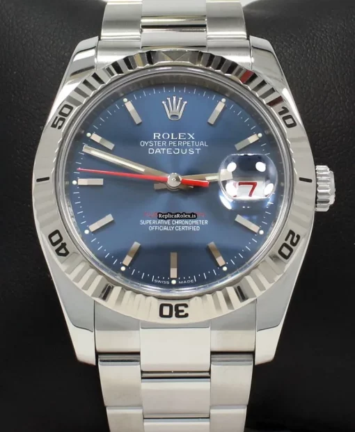 Incredible Replica Rolex Datejust Turn-o-graph 116264 Automatic Movement 36mm Steel Case Watch - Image 3