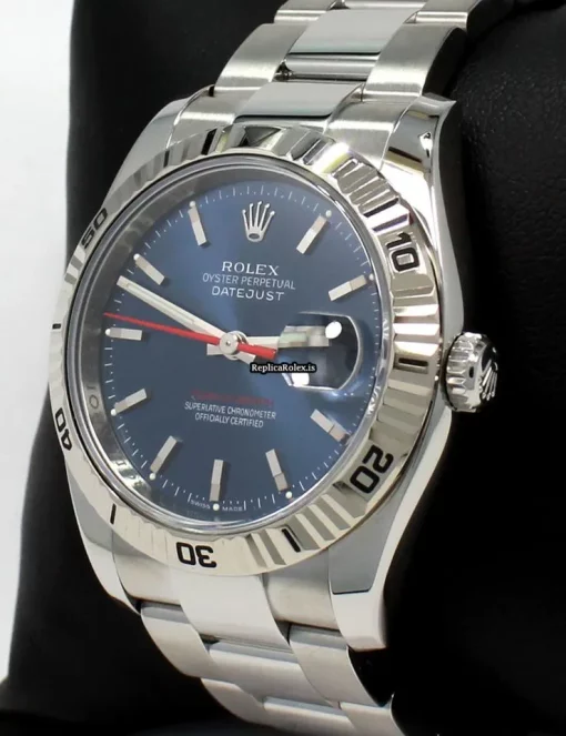 Incredible Replica Rolex Datejust Turn-o-graph 116264 Automatic Movement 36mm Steel Case Watch - Image 4