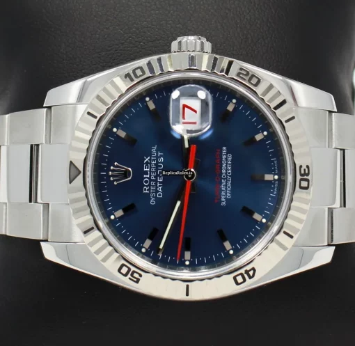 Incredible Replica Rolex Datejust Turn-o-graph 116264 Automatic Movement 36mm Steel Case Watch - Image 7