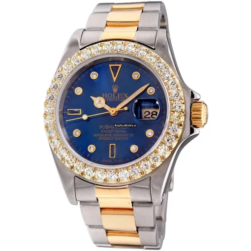Excellent Fake Rolex Submariner Self Winding Automatic 40mm Gold/steel Case Mens/unisex Watch