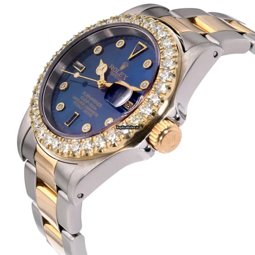 Excellent Fake Rolex Submariner Self Winding Automatic 40mm Gold/steel Case Mens/unisex Watch - Image 3