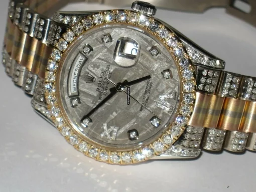 Perfect Replica Rolex Day-date Self Winding Automatic 36mm White Gold Case Womens Watch