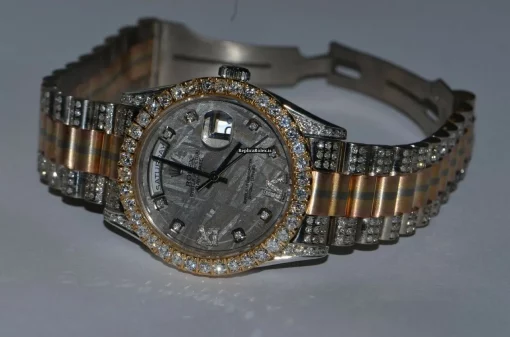 Perfect Replica Rolex Day-date Self Winding Automatic 36mm White Gold Case Womens Watch - Image 5