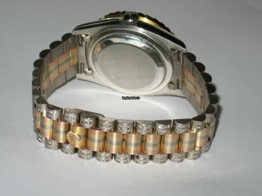 Perfect Replica Rolex Day-date Self Winding Automatic 36mm White Gold Case Womens Watch - Image 8
