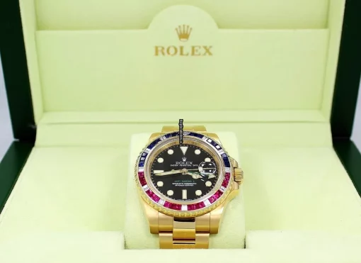 Offering Fakes Rolex Gmt-master II 116718 Automatic Movement 40mm Yellow Gold Case Mens/unisex Watch - Image 2