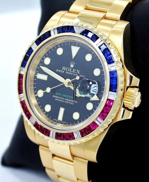 Offering Fakes Rolex Gmt-master II 116718 Automatic Movement 40mm Yellow Gold Case Mens/unisex Watch - Image 4