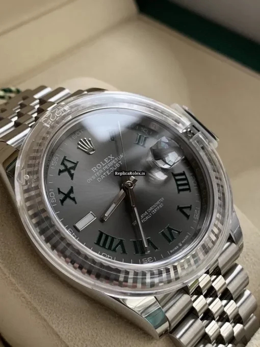 Fabulous Fake Rolex Datejust 126334 Caliber 3235 Automatic Movement 41mm Steel Case Mens/unisex Watch - Image 2