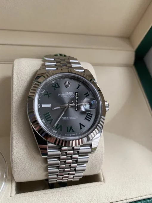 Fabulous Fake Rolex Datejust 126334 Caliber 3235 Automatic Movement 41mm Steel Case Mens/unisex Watch - Image 6