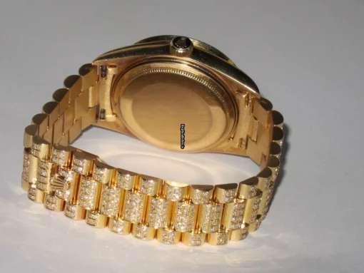 Excellent Fake Rolex Day-date Self Winding Automatic 36mm Yellow Gold Case Mens/unisex Watch - Image 7
