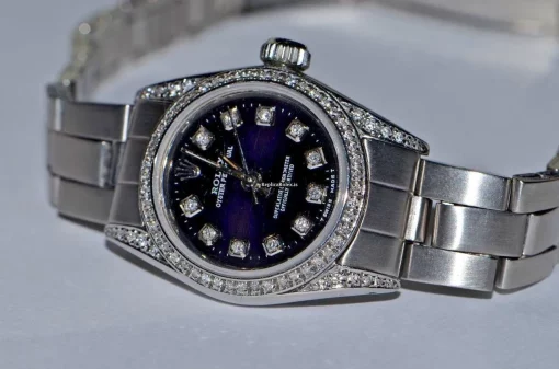 Great Fake Rolex Oyster Perpetual Self Winding Automatic 26mm Steel Case Womens Watch - Image 3