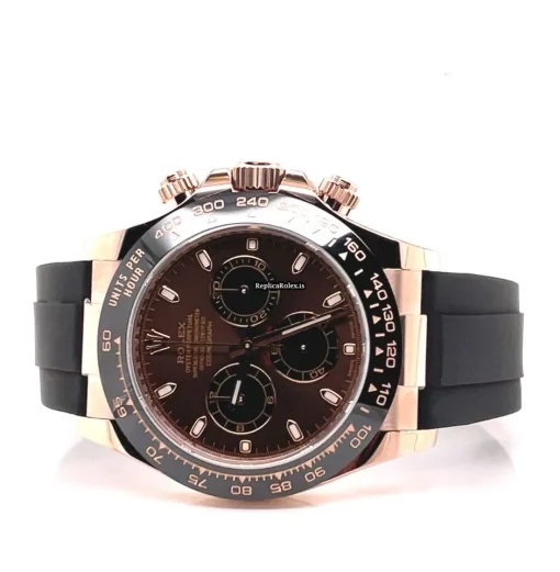Incredible Fake Rolex Daytona 116515 Automatic Movement 40mm Rose Gold Case Watch - Image 2