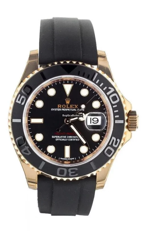 Swiss Knockoff Rolex Yacht-master 40 116655 Automatic Movement 40mm Rose Gold Case Mens/unisex Watch