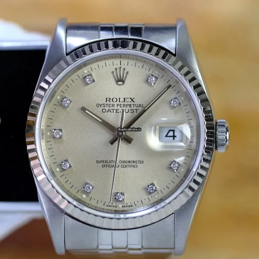 Neat Fake Rolex Datejust 16234 Caliber 3135 Automatic Movement 36mm Steel Case Mens/unisex Watch