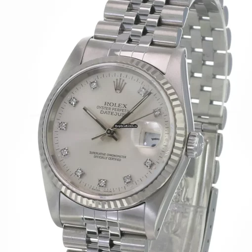 Neat Fake Rolex Datejust 16234 Caliber 3135 Automatic Movement 36mm Steel Case Mens/unisex Watch - Image 3