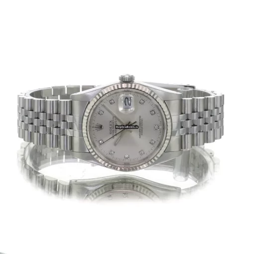 Neat Fake Rolex Datejust 16234 Caliber 3135 Automatic Movement 36mm Steel Case Mens/unisex Watch - Image 9