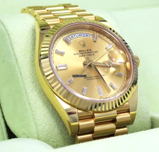 Discount Fakes Rolex Day-date 40 228238 Automatic Movement 40mm Yellow Gold Case Mens/unisex Watch