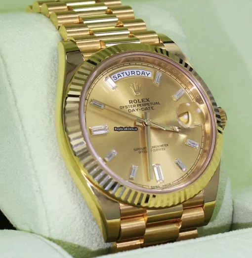 Discount Fakes Rolex Day-date 40 228238 Automatic Movement 40mm Yellow Gold Case Mens/unisex Watch - Image 2