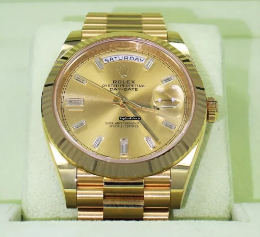 Discount Fakes Rolex Day-date 40 228238 Automatic Movement 40mm Yellow Gold Case Mens/unisex Watch - Image 4