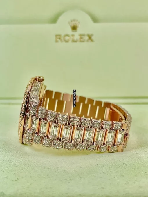 Luxury Replica Rolex Day-date 40 228235 Caliber 3255 Automatic Movement 40mm Rose Gold Case Mens/unisex Watch - Image 2