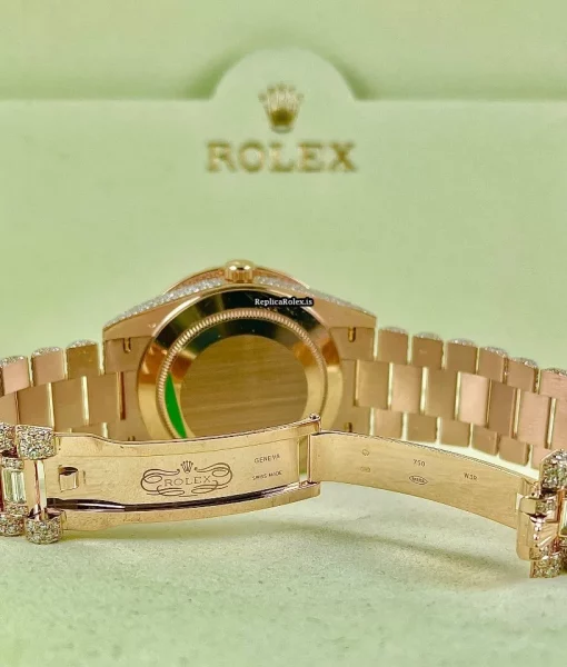 Luxury Replica Rolex Day-date 40 228235 Caliber 3255 Automatic Movement 40mm Rose Gold Case Mens/unisex Watch - Image 8