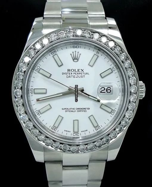 Exquisite Replica Rolex Datejust II 116300 Automatic Movement 41mm Steel Case Watch - Image 2