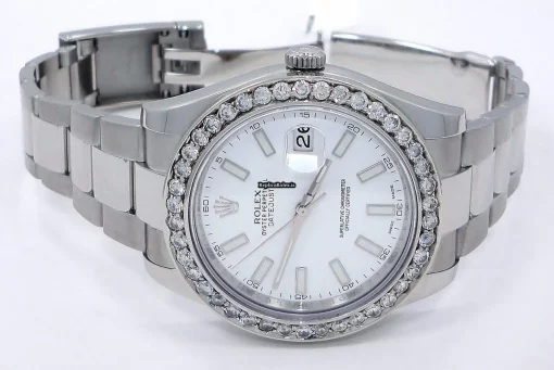 Exquisite Replica Rolex Datejust II 116300 Automatic Movement 41mm Steel Case Watch - Image 5