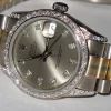 Luxury Fake Rolex Datejust Self Winding Automatic 31mm Yellow Gold Case Womens Watch