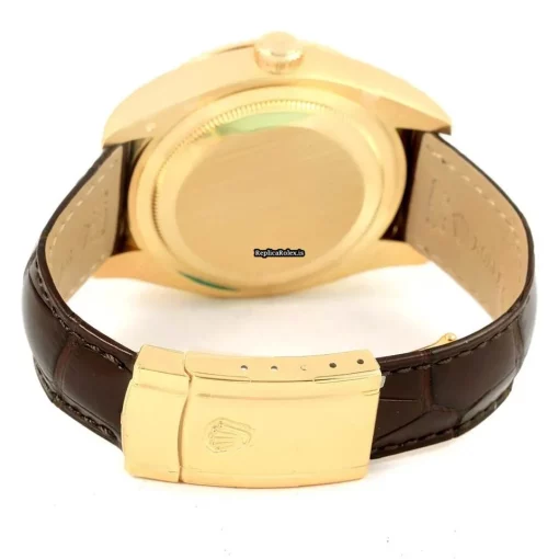 Affordable Fake Rolex Sky-dweller 326138 Caliber 9001 Automatic Movement 42mm Yellow Gold Case Mens/unisex Watch - Image 4