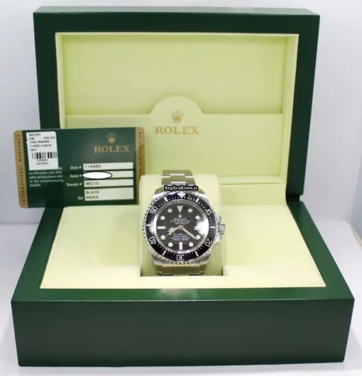 High Quality Replica Rolex Sea-dweller Deepsea 116660 Automatic Movement 44mm Steel Case Watch - Image 12