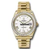 Well Made Replica Rolex Day-date 40 228398tbr Caliber 3255 Automatic Movement 40x48mm Yellow Gold Case Mens/unisex Watch